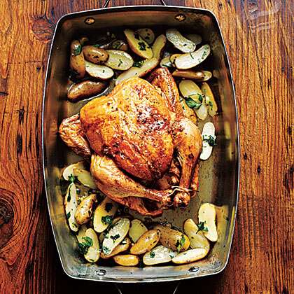 Roast Clay-Pot Lemon Chicken with Garlic and Chilli - Love the Kitchen