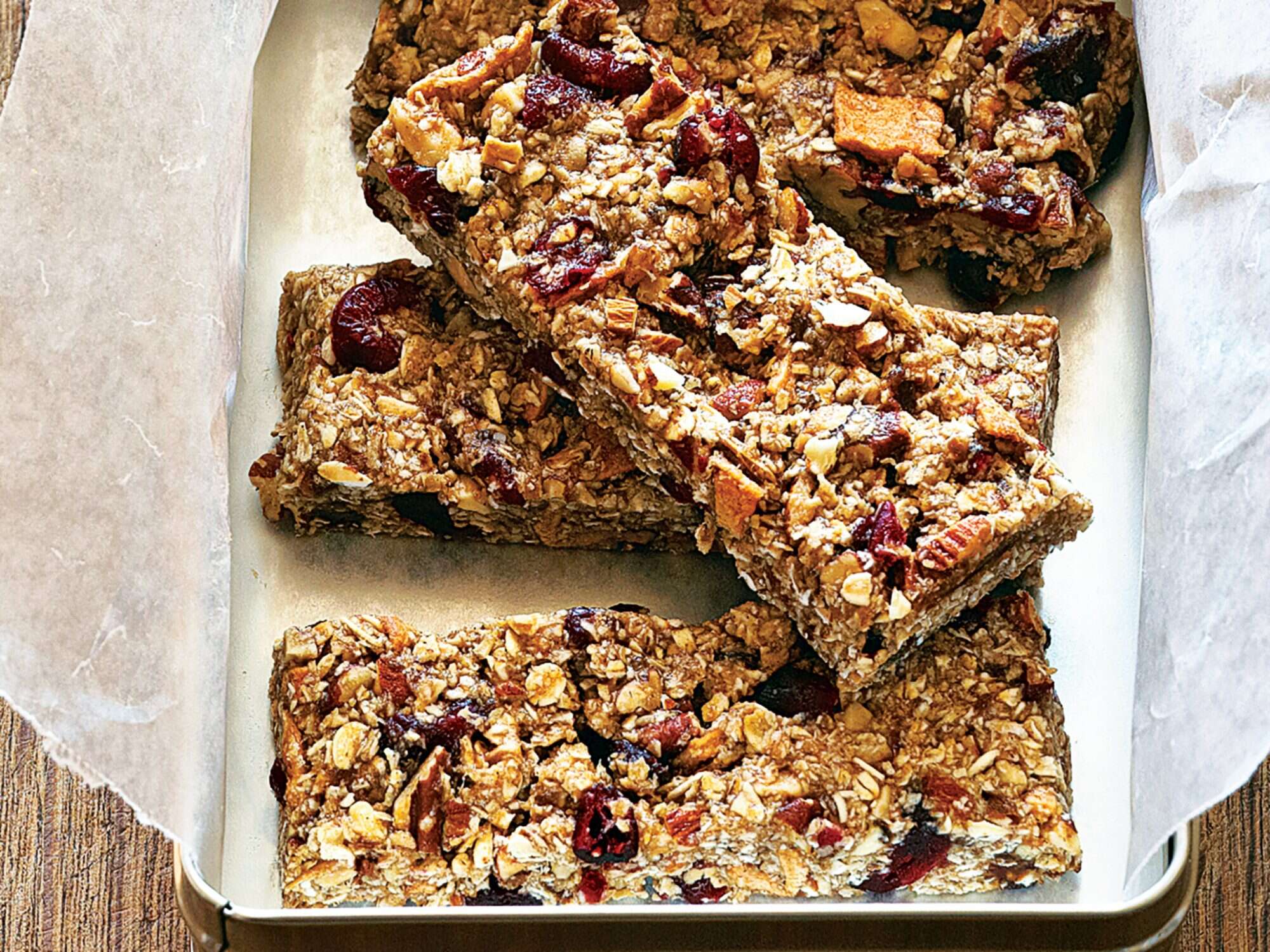 Easy Granola Bars Recipe with Cranberries and Nuts