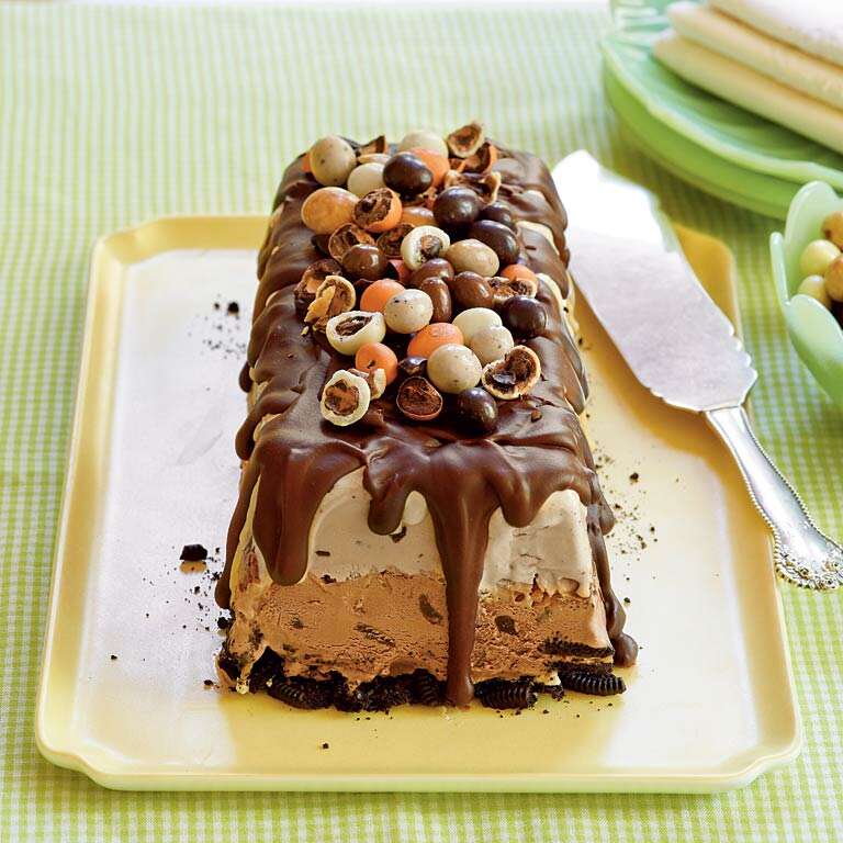 Mocha Brownie Ice Cream Cake  The Best Homemade Ice Cream Cake