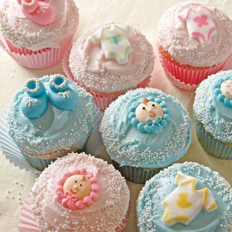 easy baby shower cupcakes girls