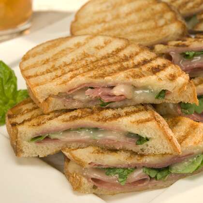 Salami and Cheese Panini