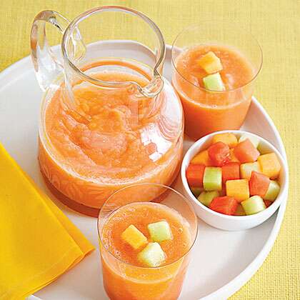 Triple Melon Smoothie Recipe | MyRecipes