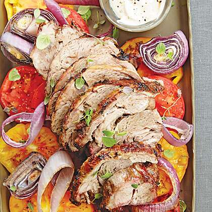 Greek-Style Slow-Grilled Leg of Lamb Recipe