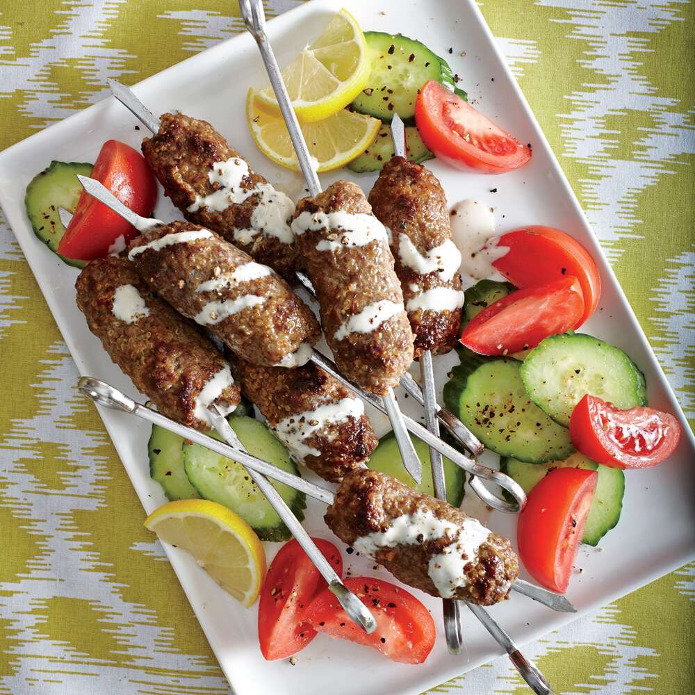 Easy Chicken Mince Kebabs - Go Healthy Ever After