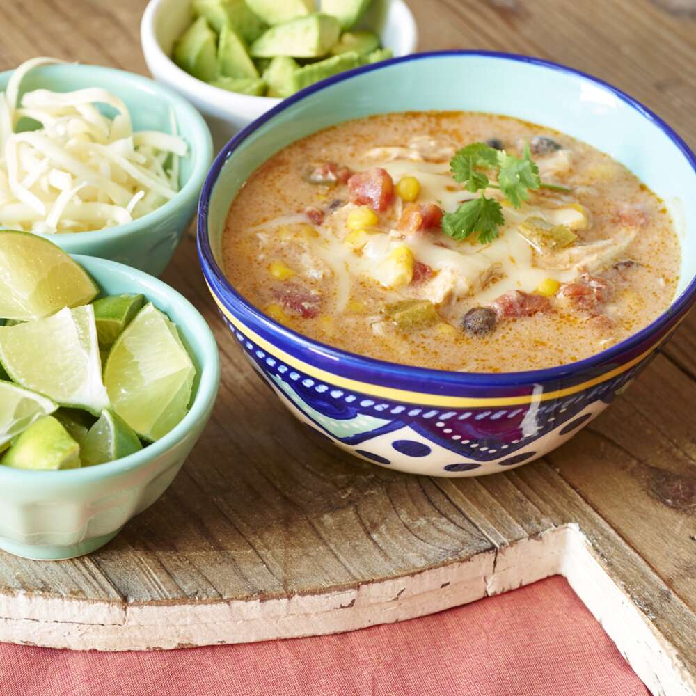 Best Crock-Pot Chicken Enchilada Soup Recipe - How to Make Crock
