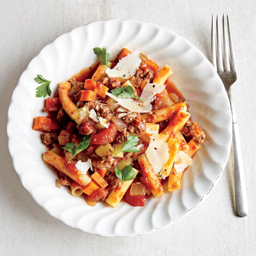 Pork and Beef Bolognese Recipe | MyRecipes