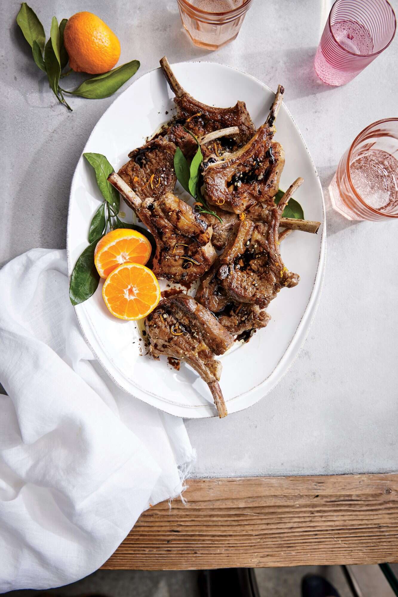 Lamb Chops with Balsamic Reduction Recipe