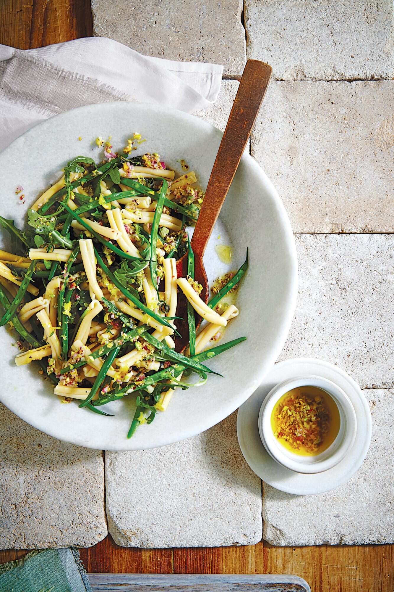 Lemony Green Bean Pasta Salad Recipe | MyRecipes