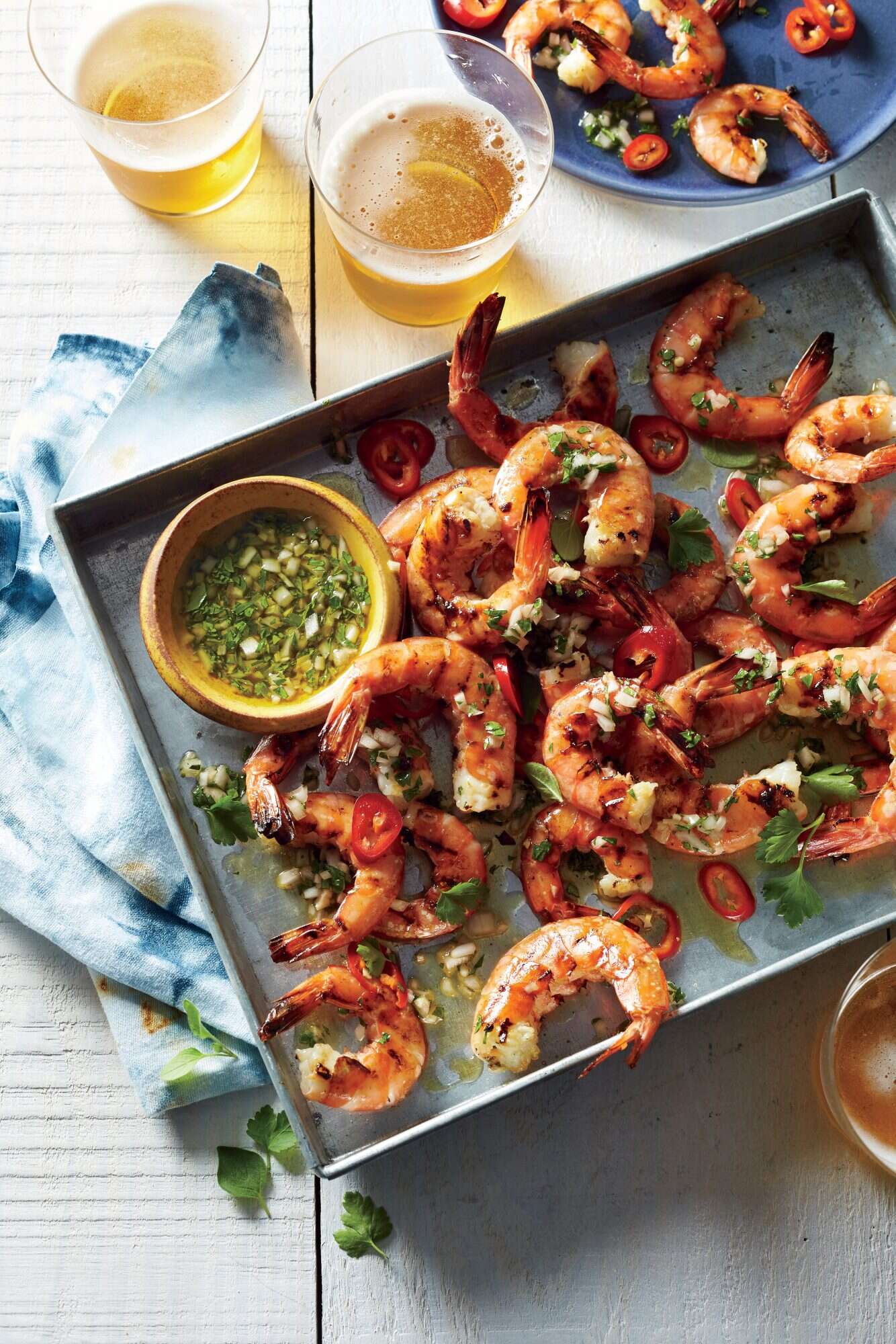 Grilled Quick-Brined Jumbo Shrimp Recipe