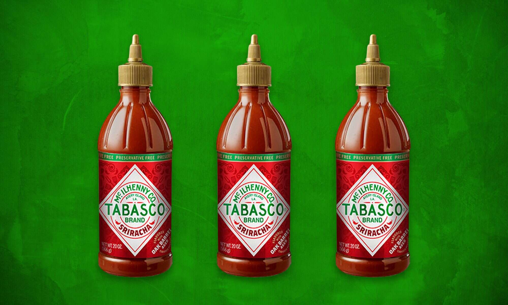 4 Pack McIlhenny Tabasco Brand Sriracha Sauce 20 oz Bottles Spicy - 07/2024