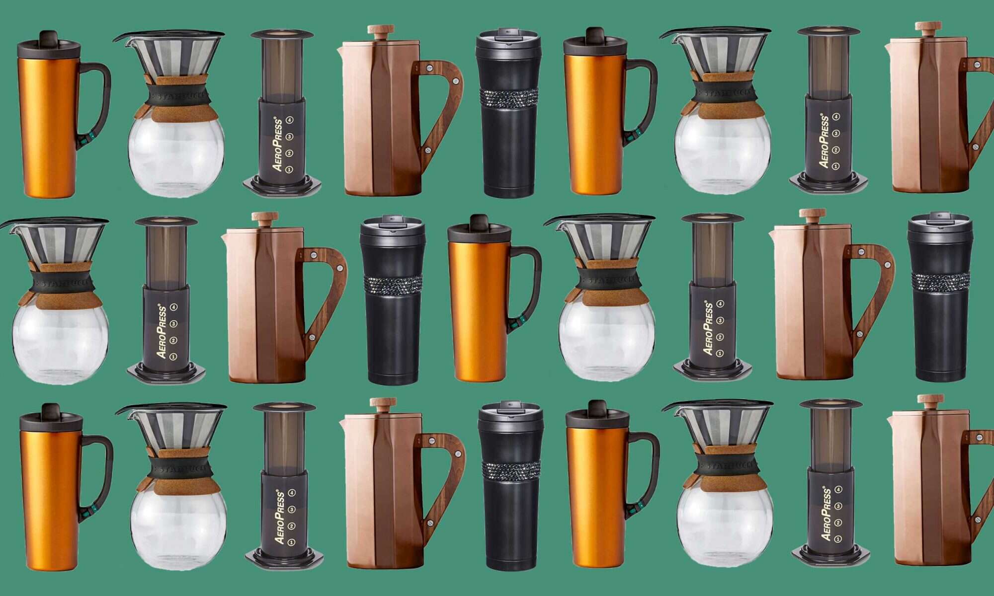 STARBUCKS COFFEE MAKING ACCESSORIES Sold As Set