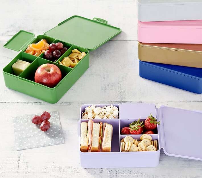 Lunch Box With Cutlery Water Bottle Set Food Storage Container For Office  School