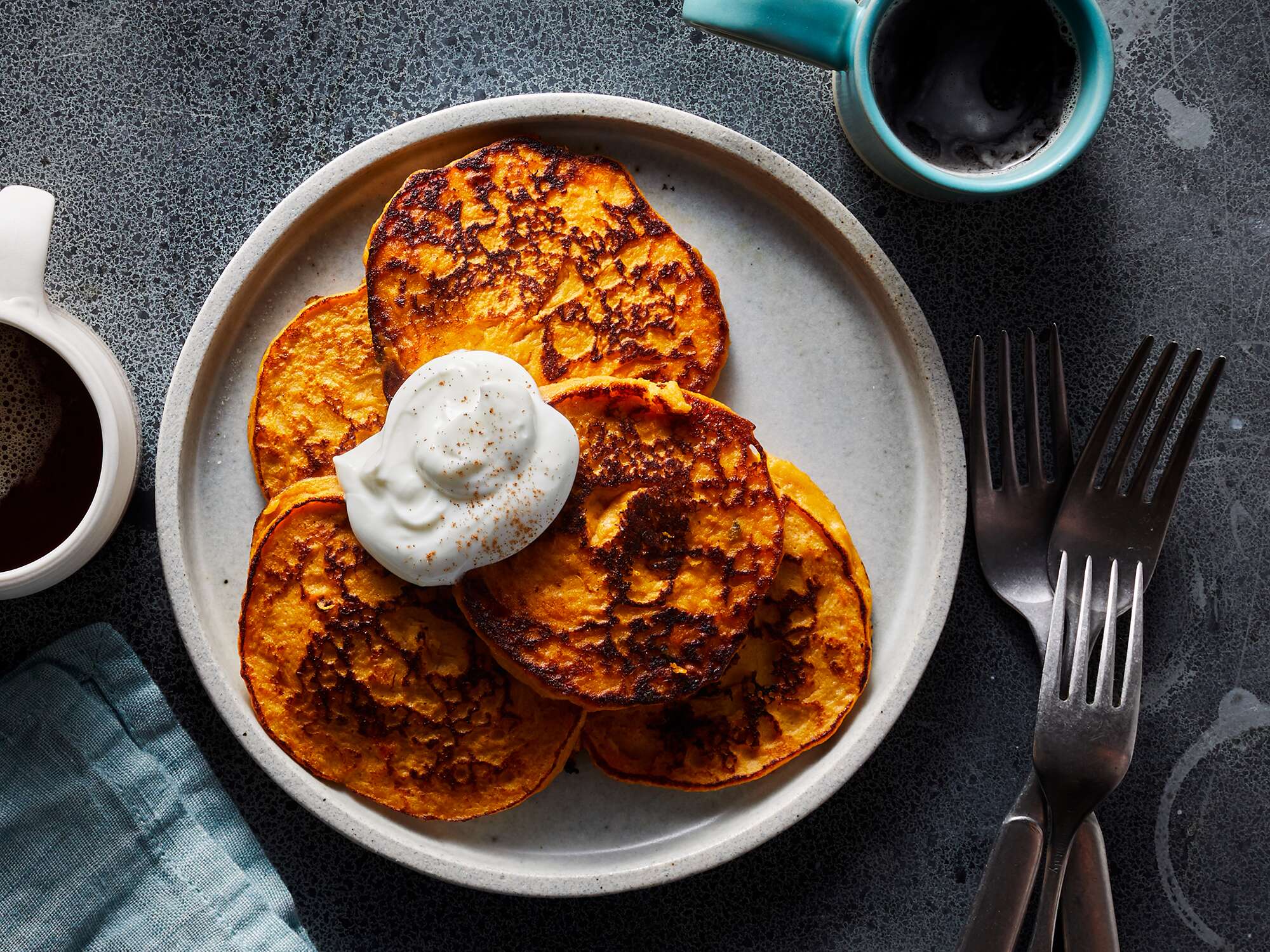 Healthy Sweet Potato Pancake Recipe - Cooking Light | MyRecipes