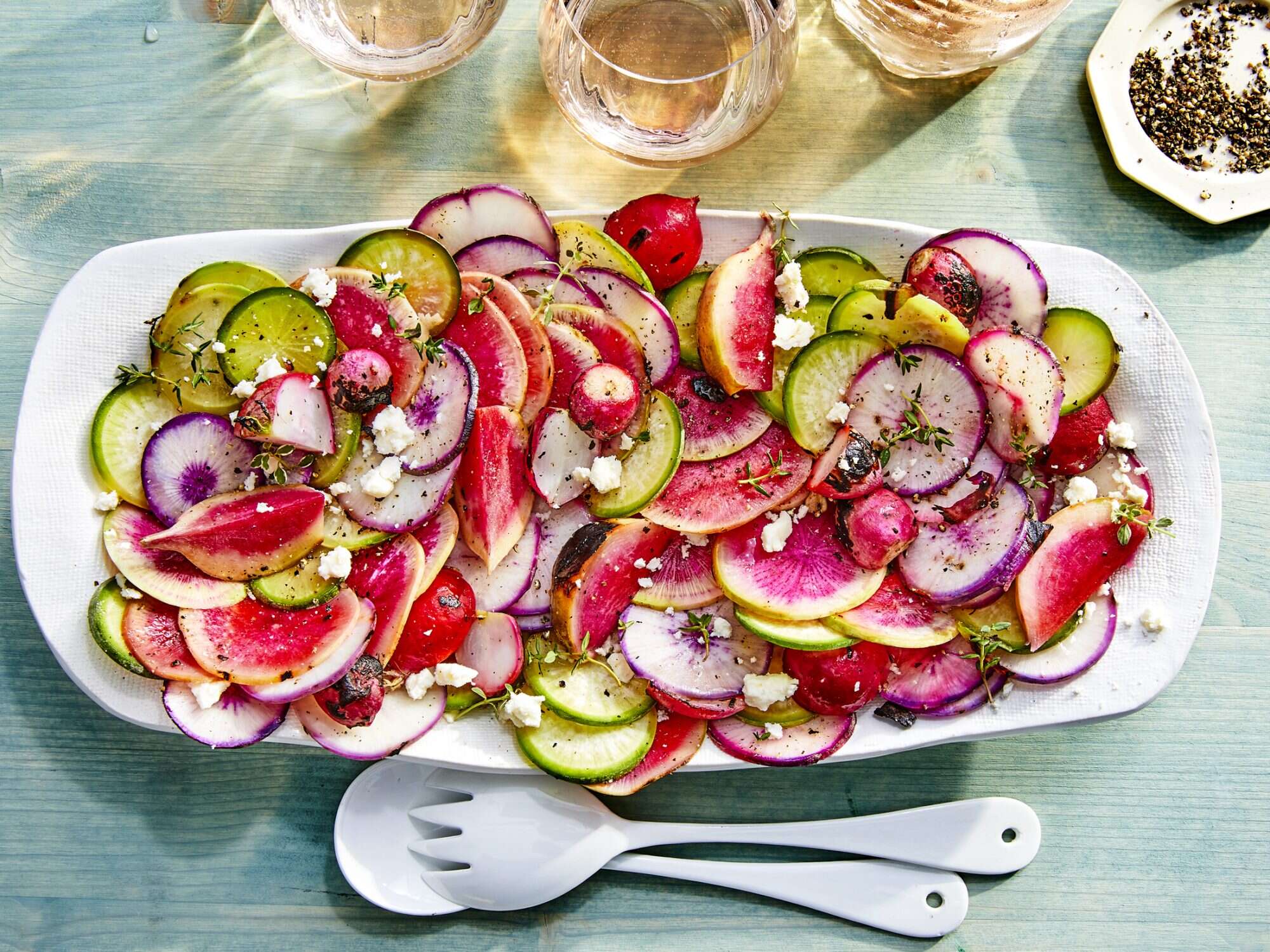 Grilled Radishes with Brown Butter, Thyme and Sea Salt - Recipe Runner