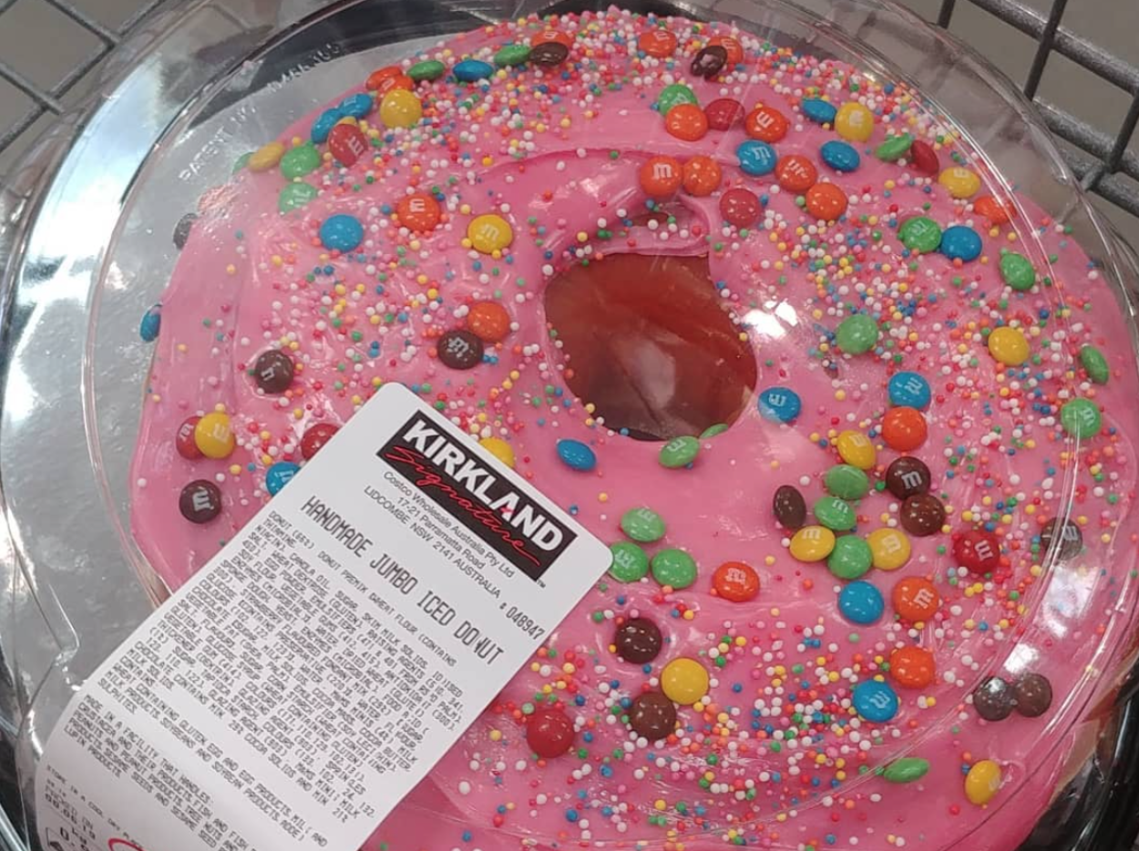 PSA: Costco Is Selling Giant Doughnuts Topped With Pink Icing and