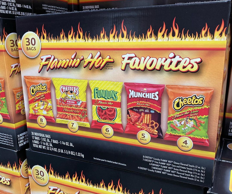 Hot Chips and Spicy Chips Variety Snack