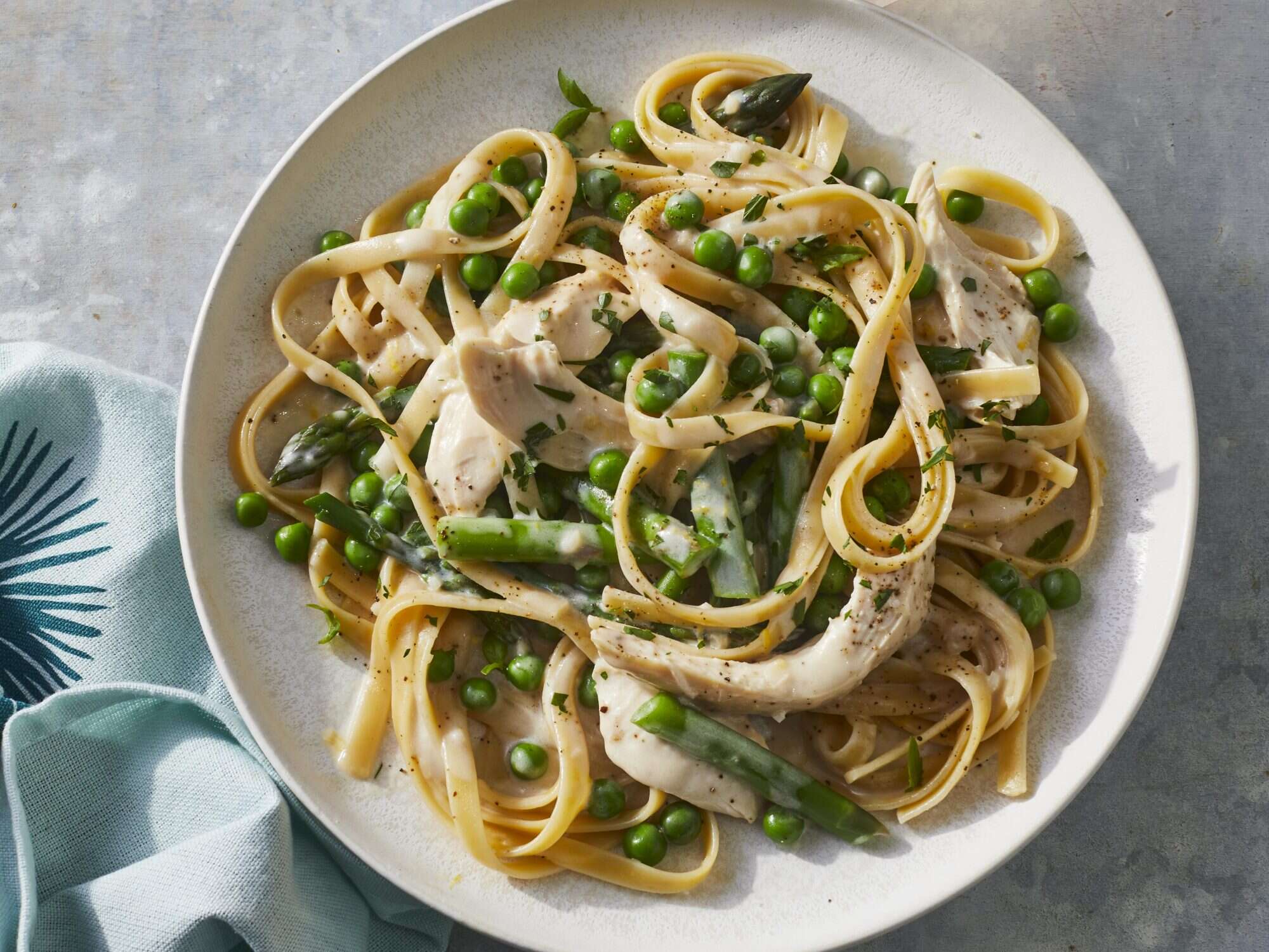 Chicken Asparagus Pasta Recipe | MyRecipes