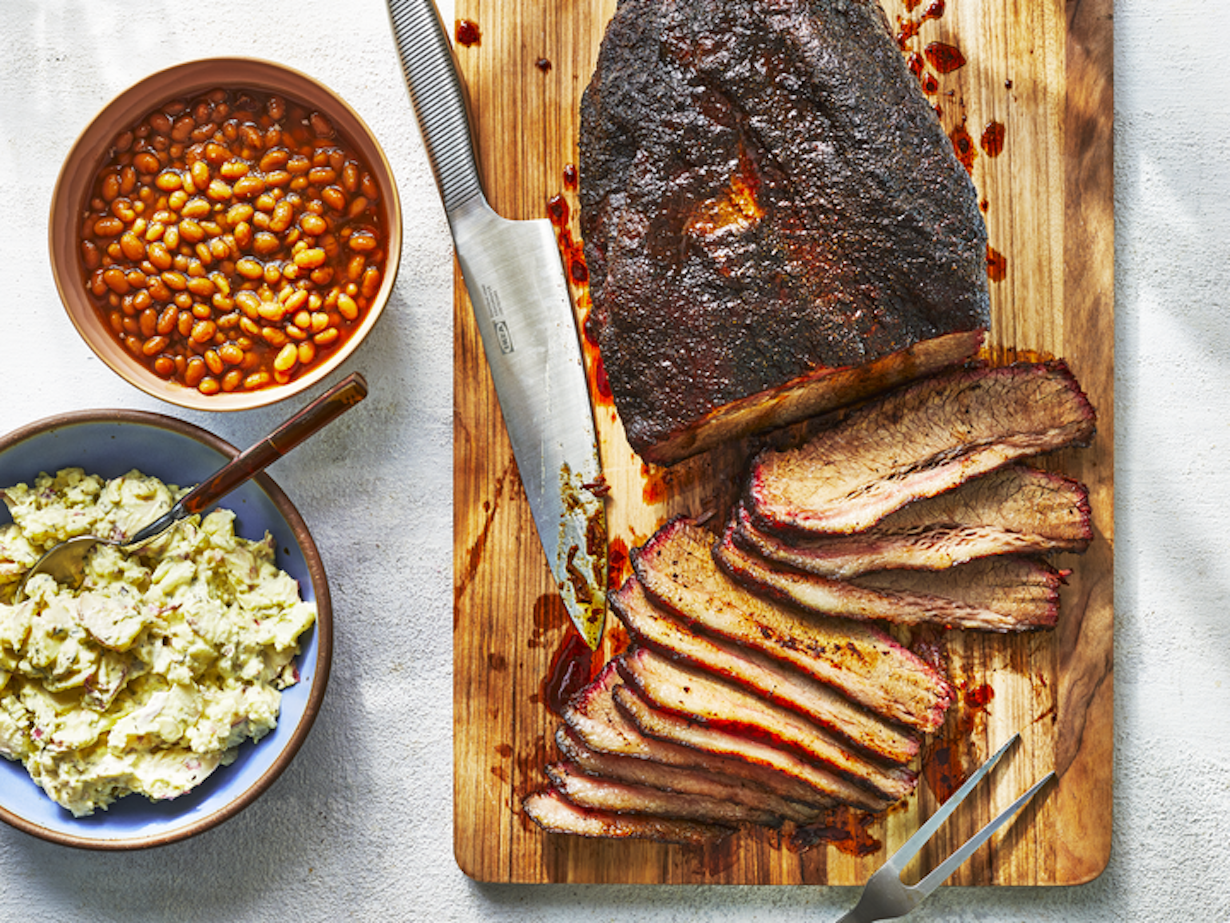 Pellet grill outlet smoked brisket