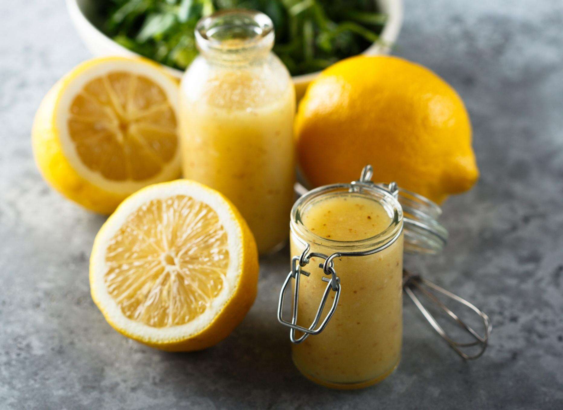 Easy, 7-Minute Blender Fresh Lemon Vinaigrette