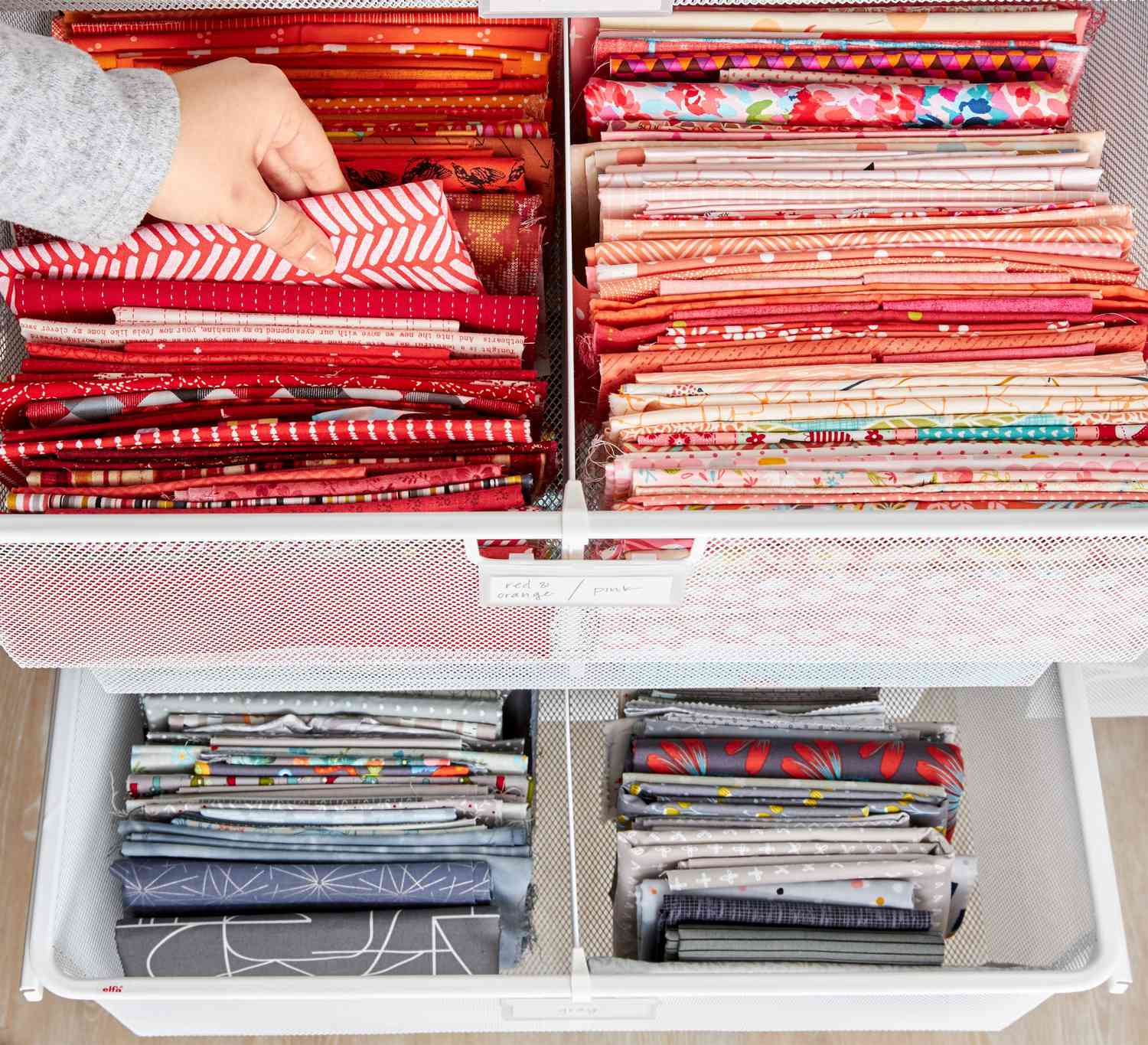 60 Drawer Organizer, Multicolor - Multi-Purpose Plastic Cabinet