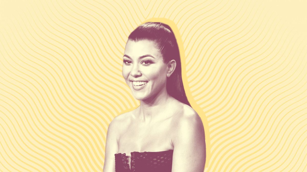 kourtney kardashian swears by this surprising product for stronger, shinier hair