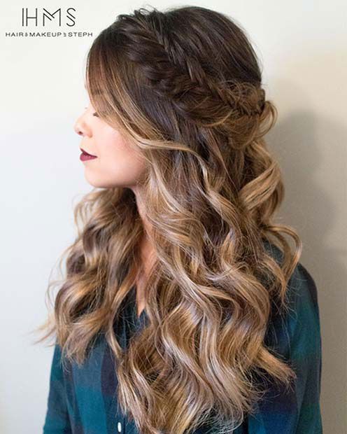 Get Curly Down Hairstyle Pictures