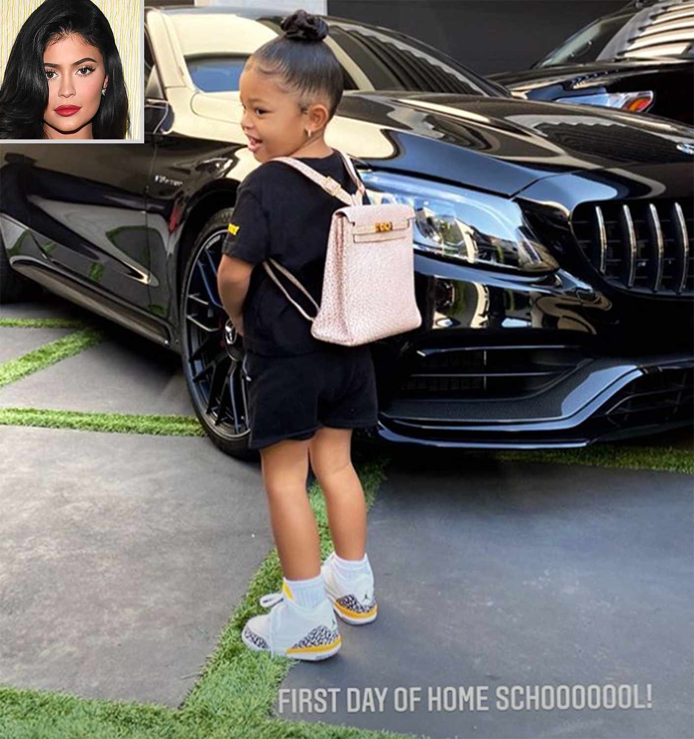 Kylie Jenner Shares Sweet Snap of Stormi on 'First Day of Homeschool' — with an Hermès Backpack! - PEOPLE