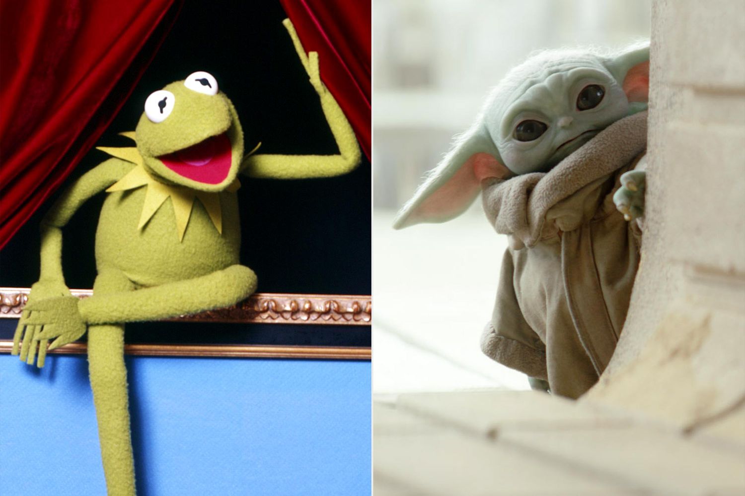 See Kermit's nephew as Baby Yoda in honor of 'The Muppet Show' arriving on Disney+ - Entertainment Weekly
