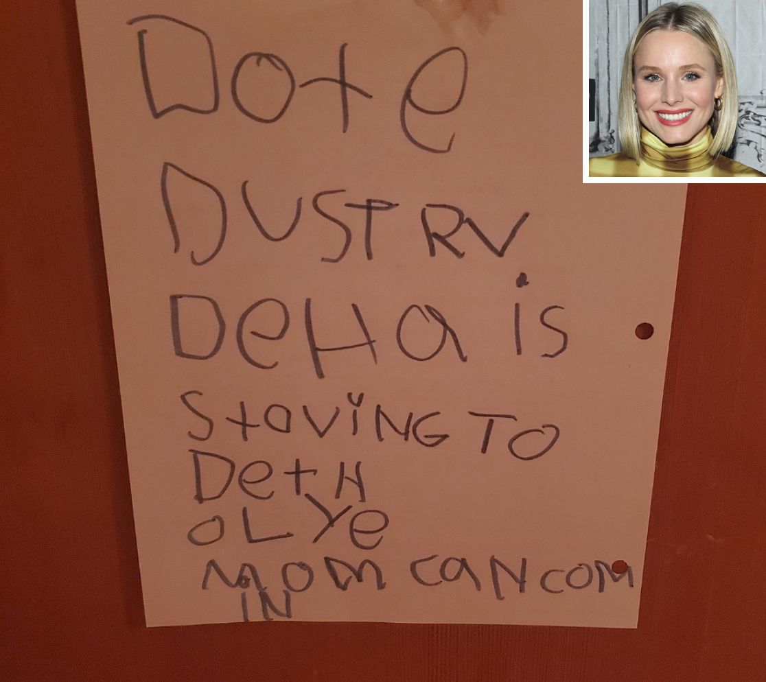 Kristen Bell Jokes Daughter Delta Leaves 'Threatening Notes' Around the Home: 'My Kid Can Speak Her Mind' - Yahoo Entertainment