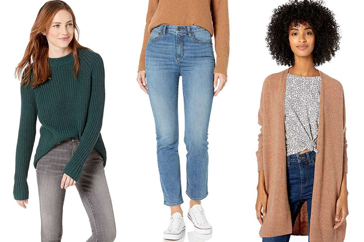 amazon just launched an exclusive clothing collection full of warm and comfy basics under $45