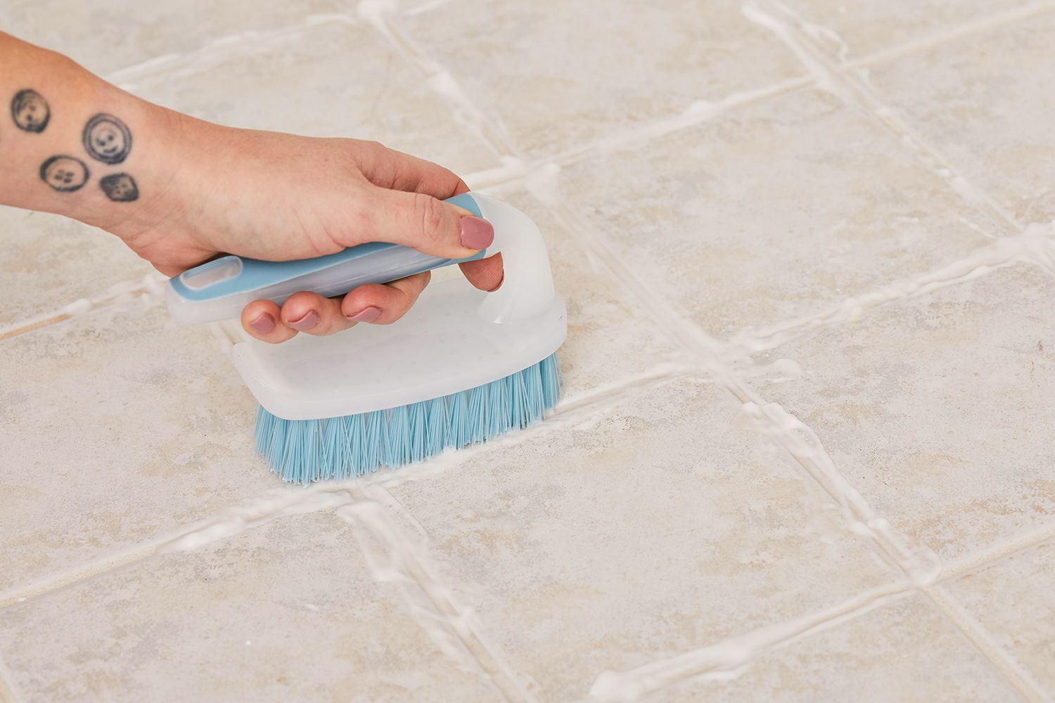 How To Clean The Bathroom Floor With A Power Cleaning Brush?