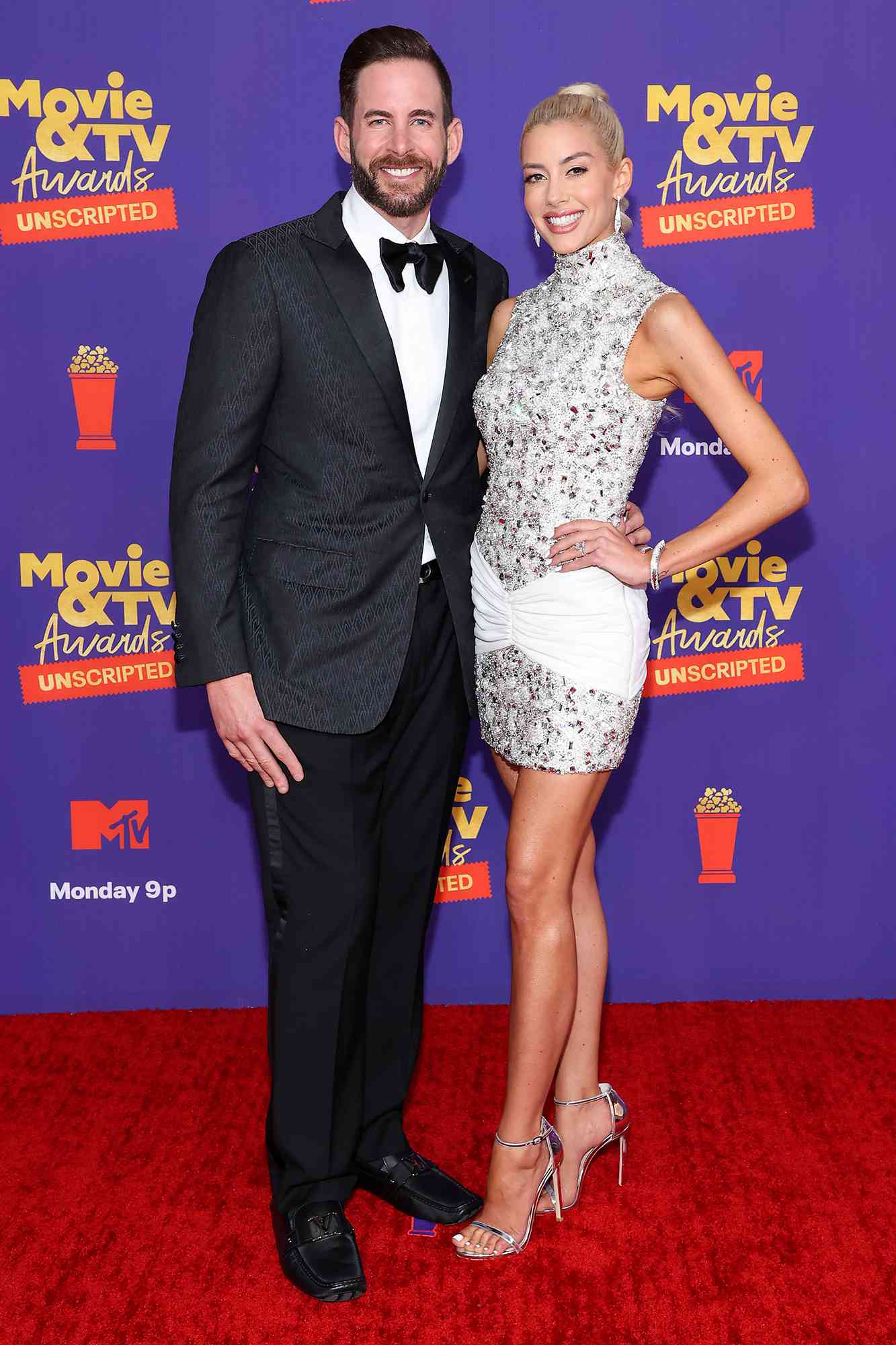 Tarek El Moussa and Heather Rae Young -- 2021 MTV Movie & TV Awards: UNSCRIPTED - Arrivals