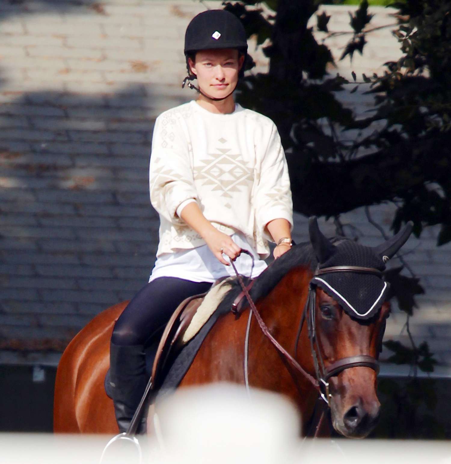 Olivia Wilde is Spotted Horseback Riding in Los Angeles