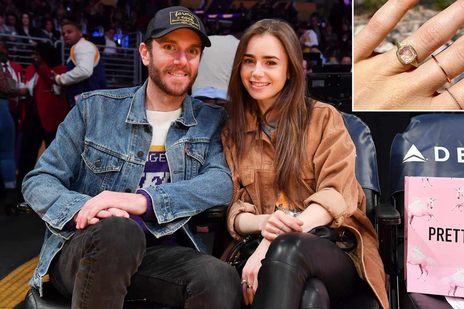 Lily Collins and Charlie McDowell are engaged