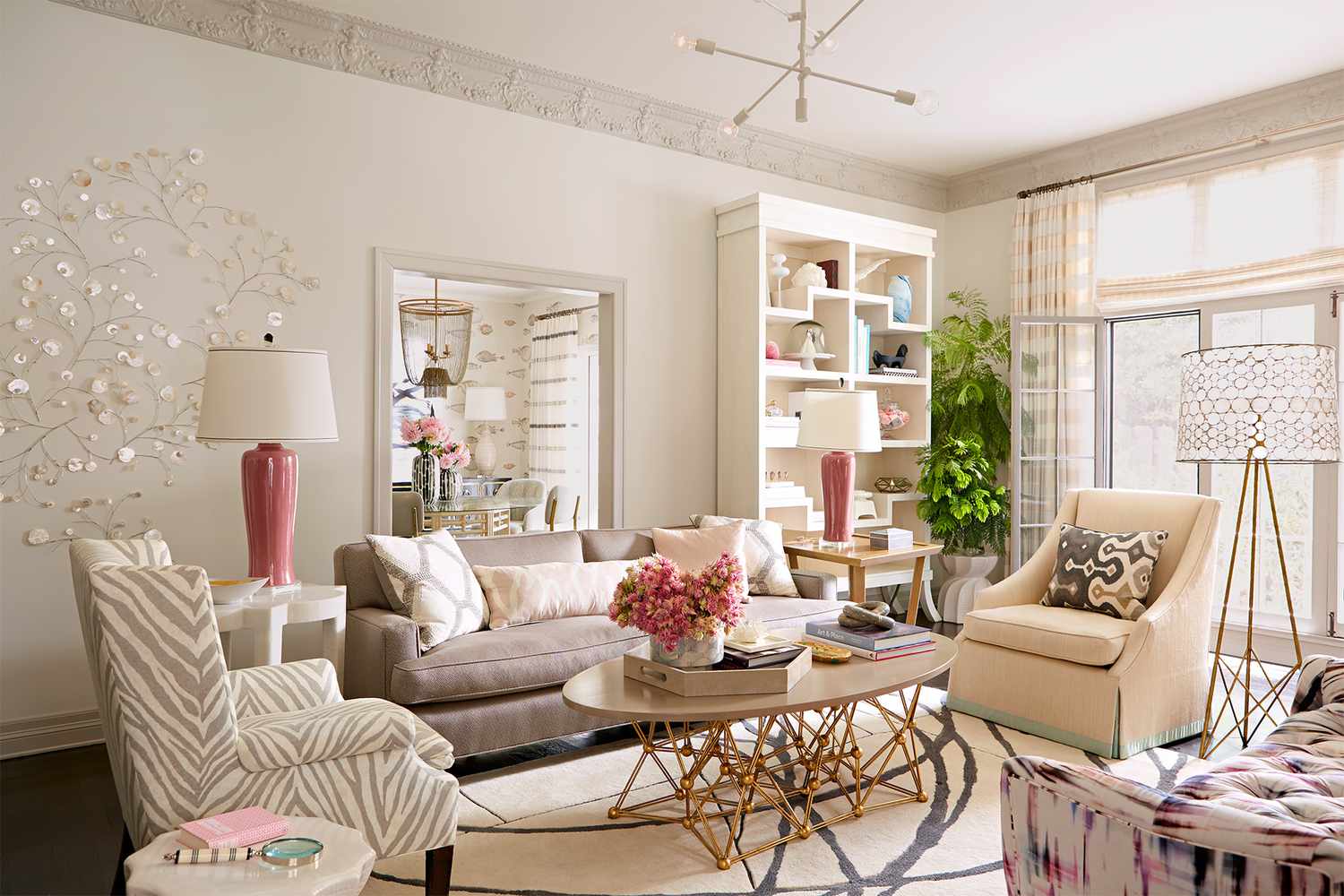 Living Room Decoration Ideas, Flowers, Houseplants