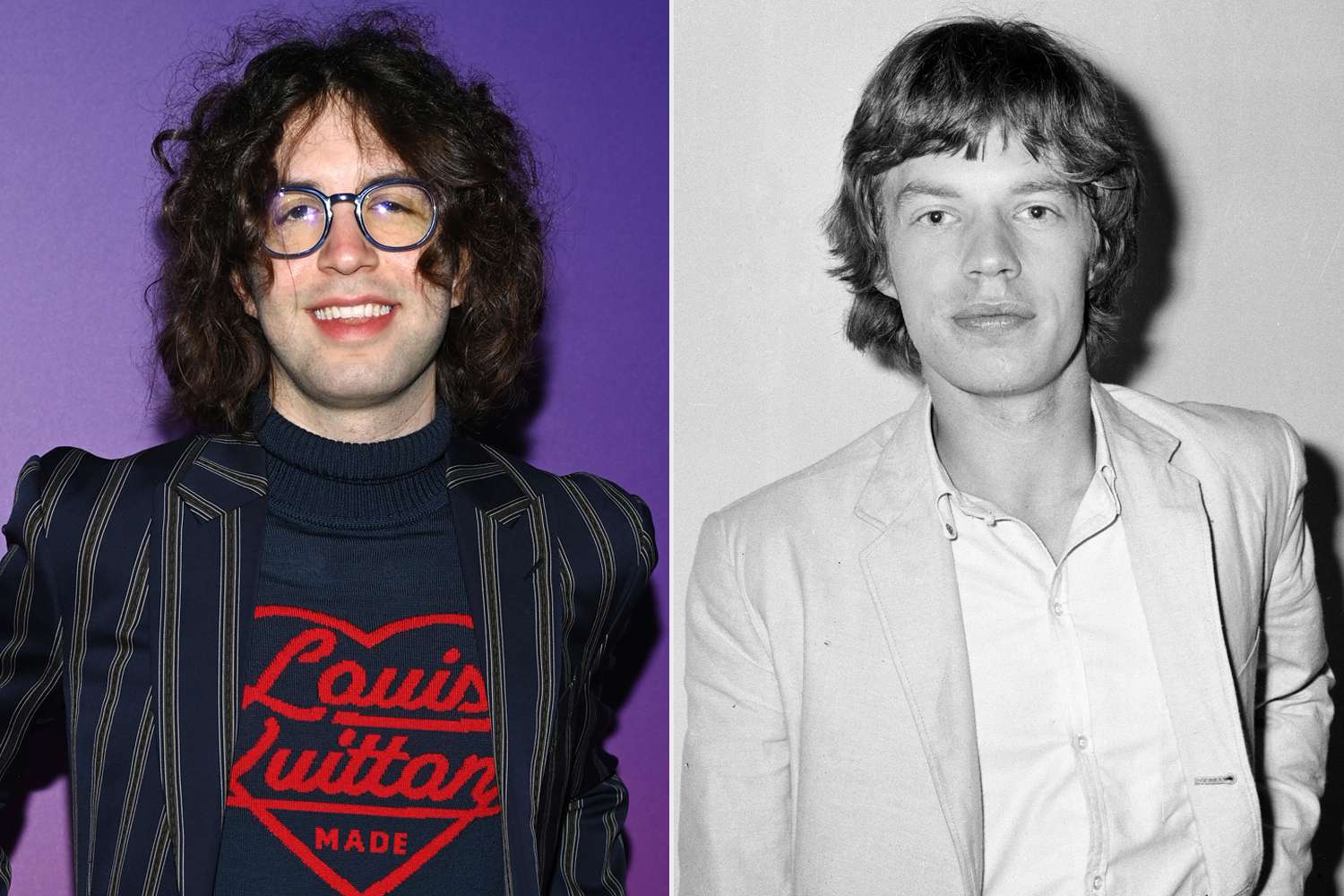 Lucas, the son of Mick Jagger, is the spitting image of his father at Paris Fashion Week