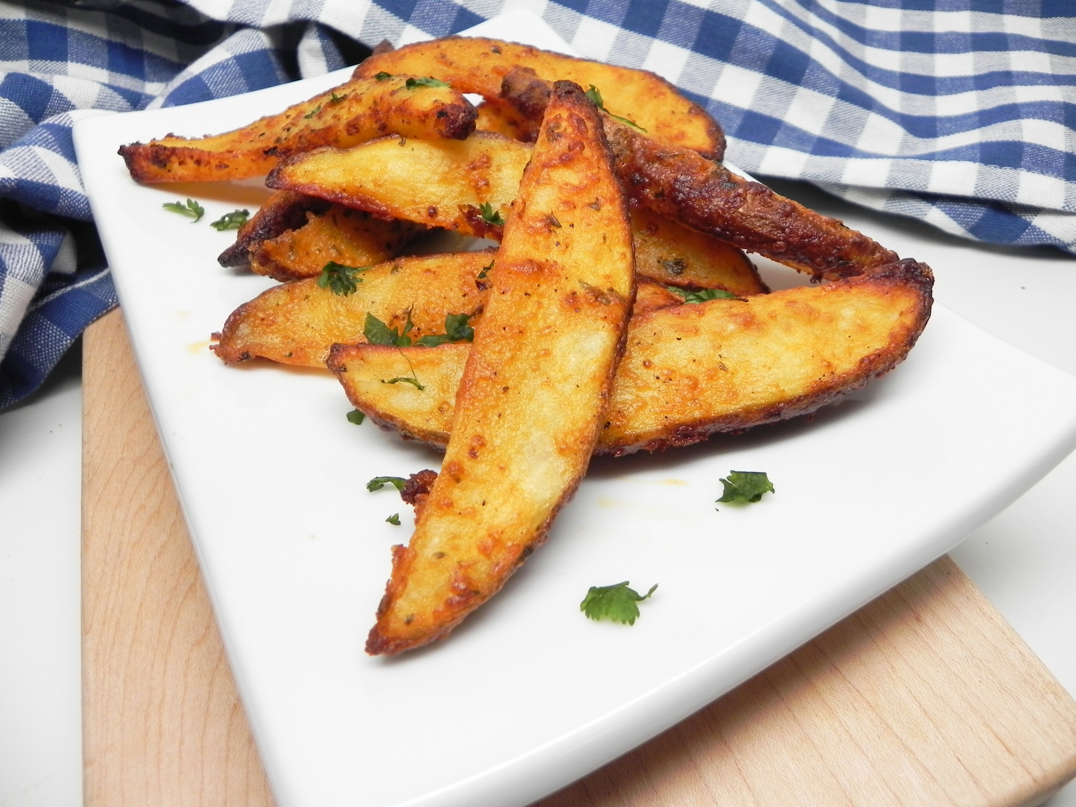 Air Fryer Buffalo-Ranch Potato Wedges Recipe | Allrecipes