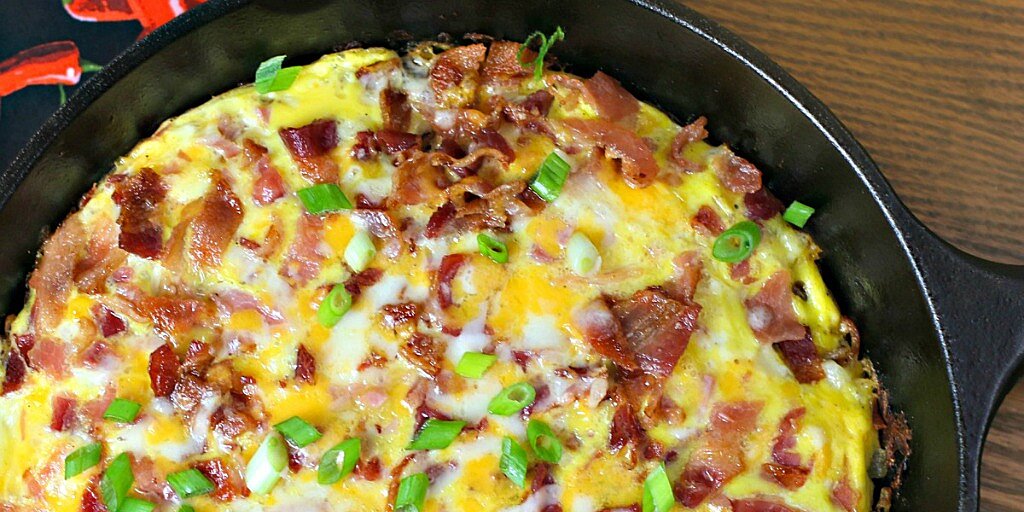 Cheesy Bacon-Sausage-Egg-Hash Brown Skillet Recipe | Allrecipes