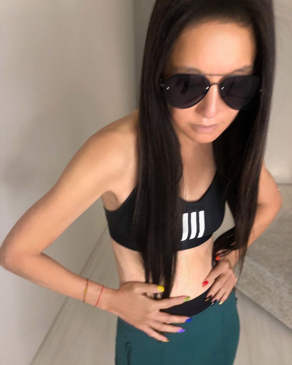 Vera Wang Shows Off Pride Mani While Wearing Sports Bra People Com
