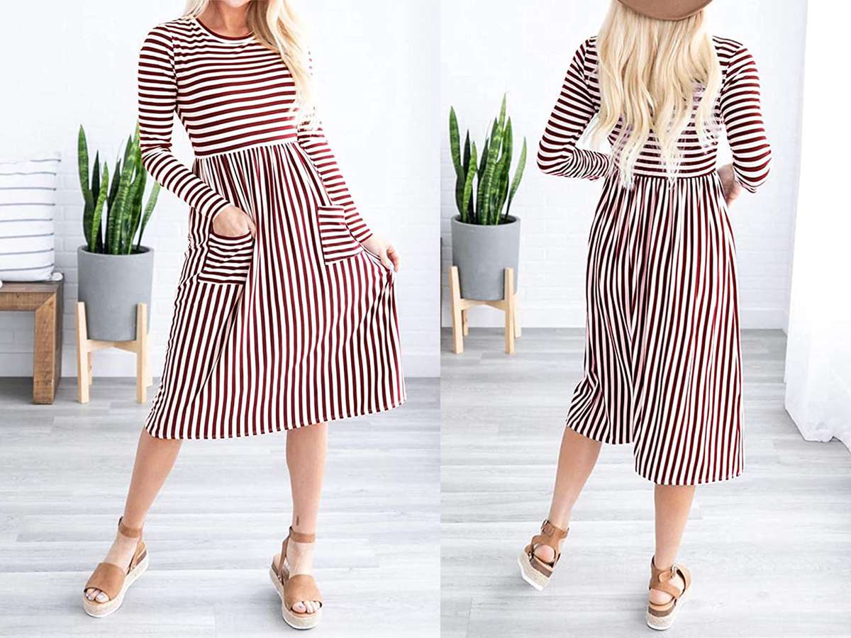 The Merokeety T-Shirt Midi Dress Is on Sale for 