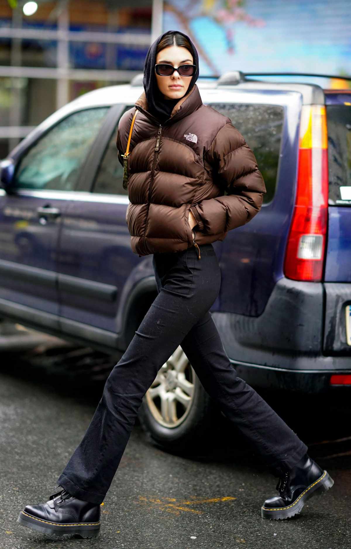 Kendall Jenner Keeps Wearing This North Face Puffer Coat Instyle