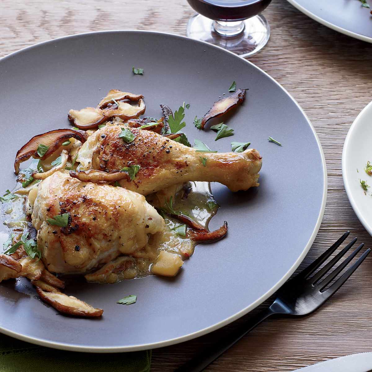Braised Chicken with Apples and Calvados Recipe - Matthew Accarrino ...
