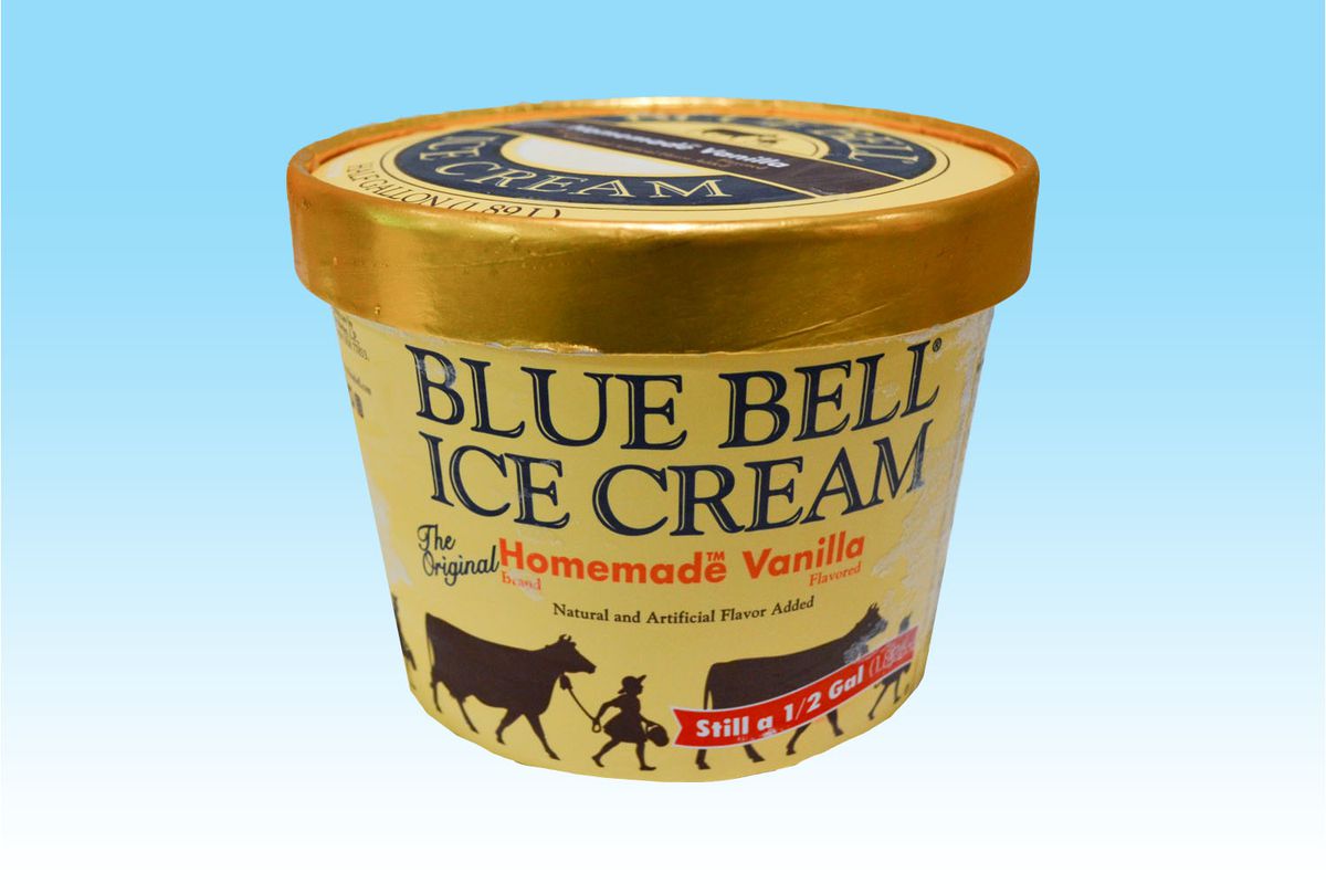 Crème glacée à la vanille de Blue Bell
