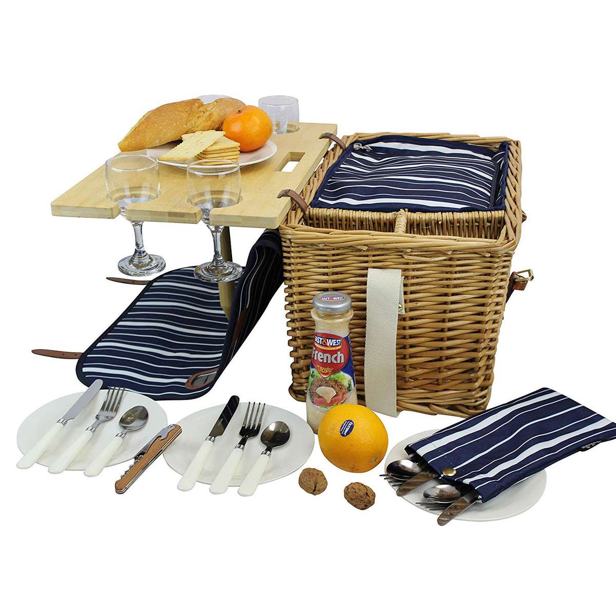 Buy Paradiso Picnic Basket 40x28x20cm Online Shop Home And Garden On Carrefour Uae