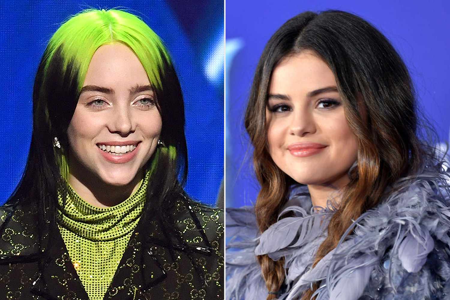 Selena Gomez Fangirls Over Billie Eilish Wearing Rare Beauty in Vanity Fair : 'Low Key Freaking Out' - Yahoo Entertainment