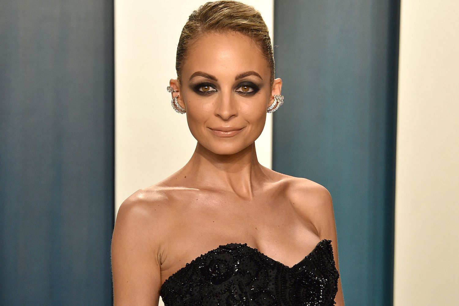 Nicole Richie Wears Glam Gold Gown for Solo Holiday Photo: 'My Family Forgot... But I Didn't'