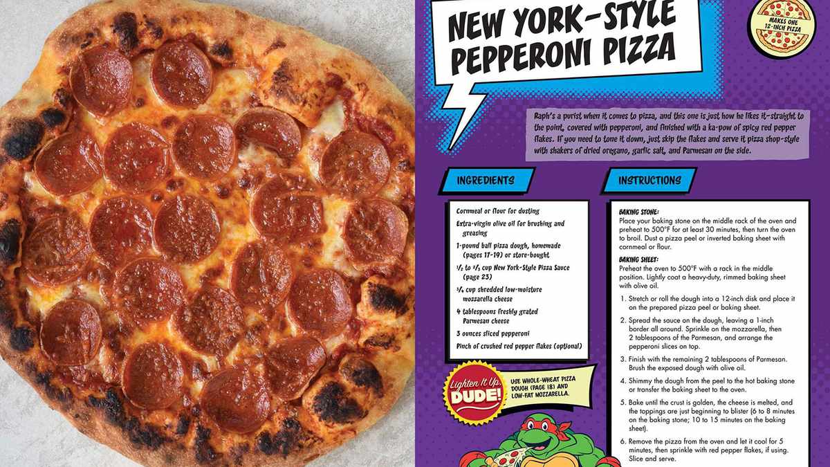 Now There's a Teenage Mutant Ninja Turtles Pizza Cookbook