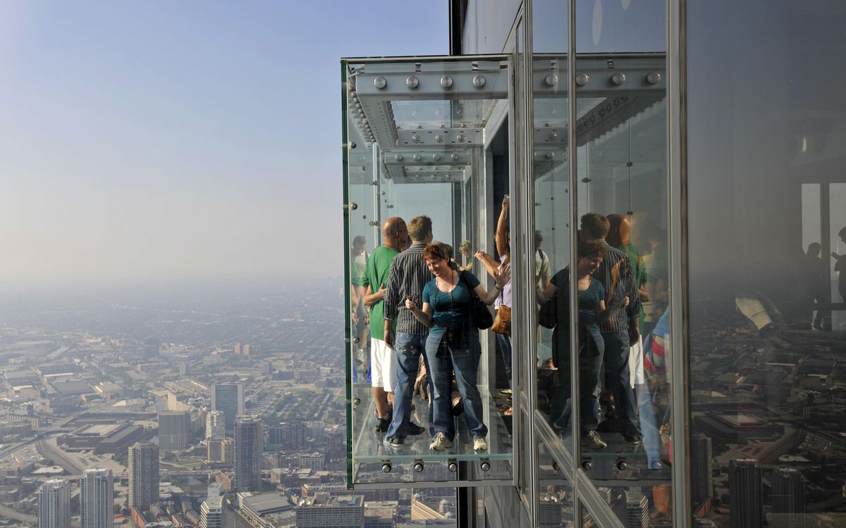 Tourists Get a Scare at Willis Tower As Glass Coating Cracks Beneath Them | Travel + Leisure
