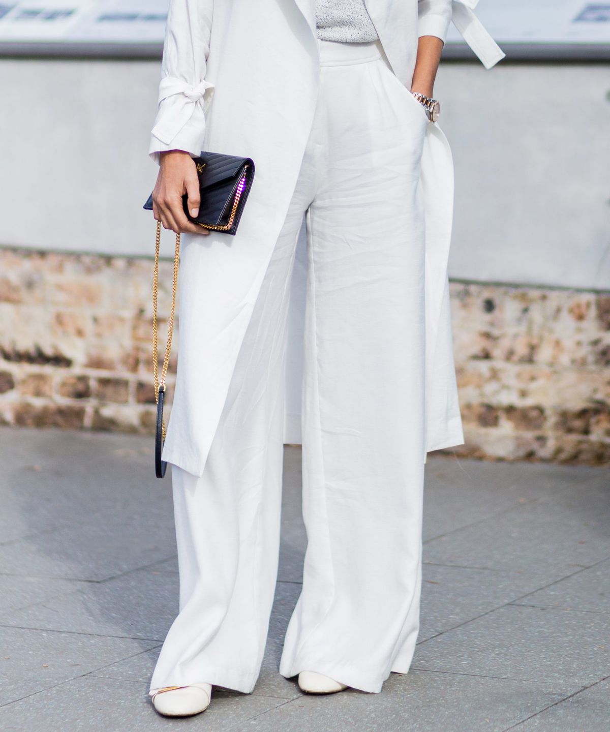 7 Ways To Wear Wide-Leg Pants With Flats | InStyle