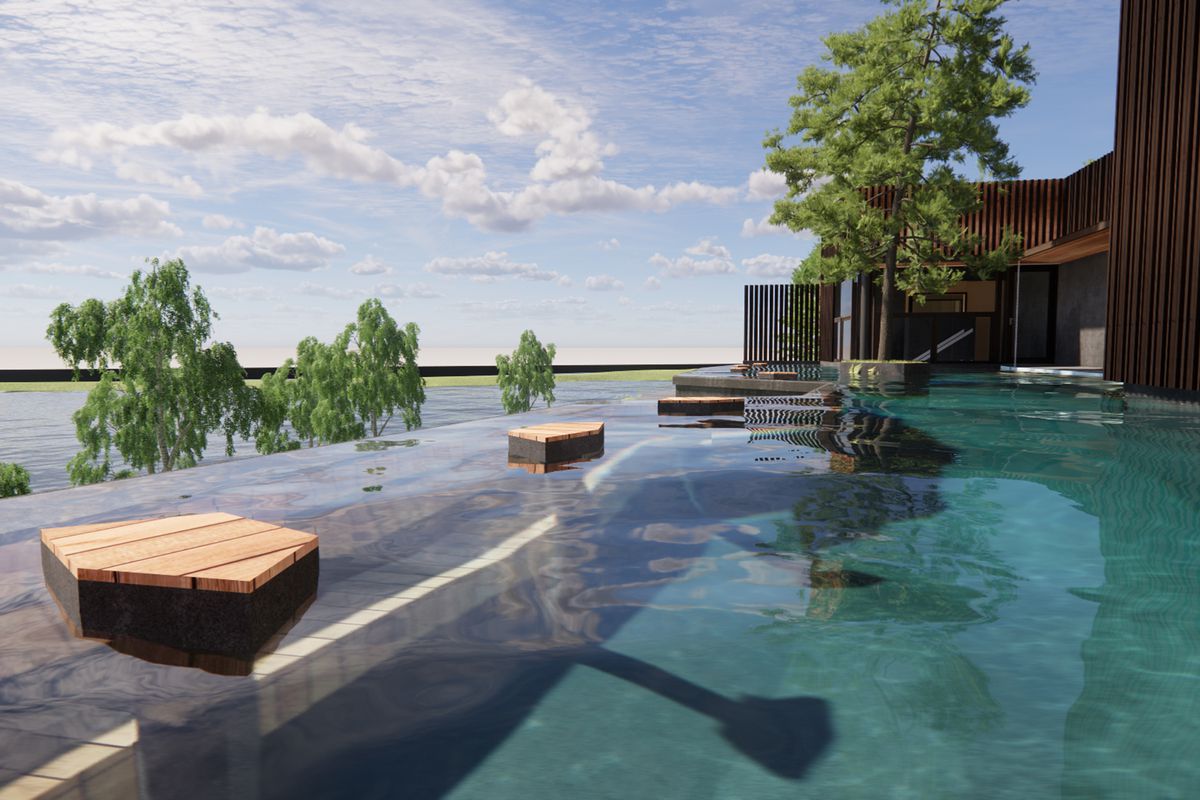 Iceland Is Opening a New Lagoon Next Month — With Stunning Forest Views and 2 Swim-up Bars